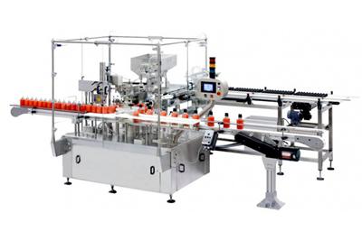 Llenadora completamente automática con tapadora